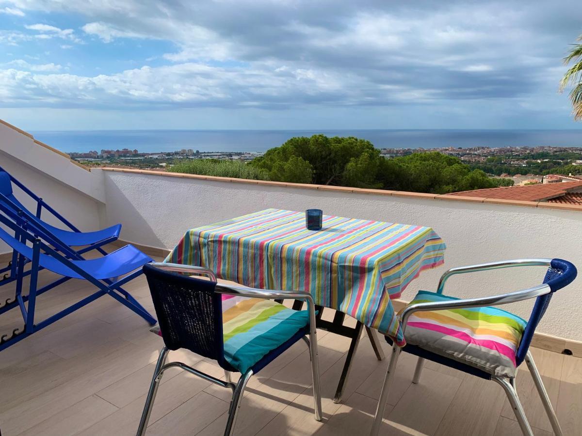 Palm Maresme - Suite With Bathroom And Terrasse With Ocean Views In A Private Villa Vilassar De Dalt ภายนอก รูปภาพ
